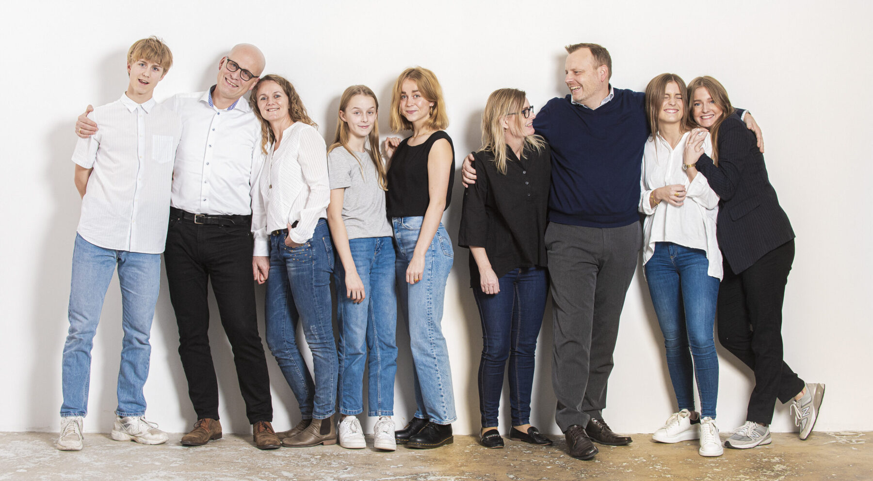 fotograf århus familieportræt i studie